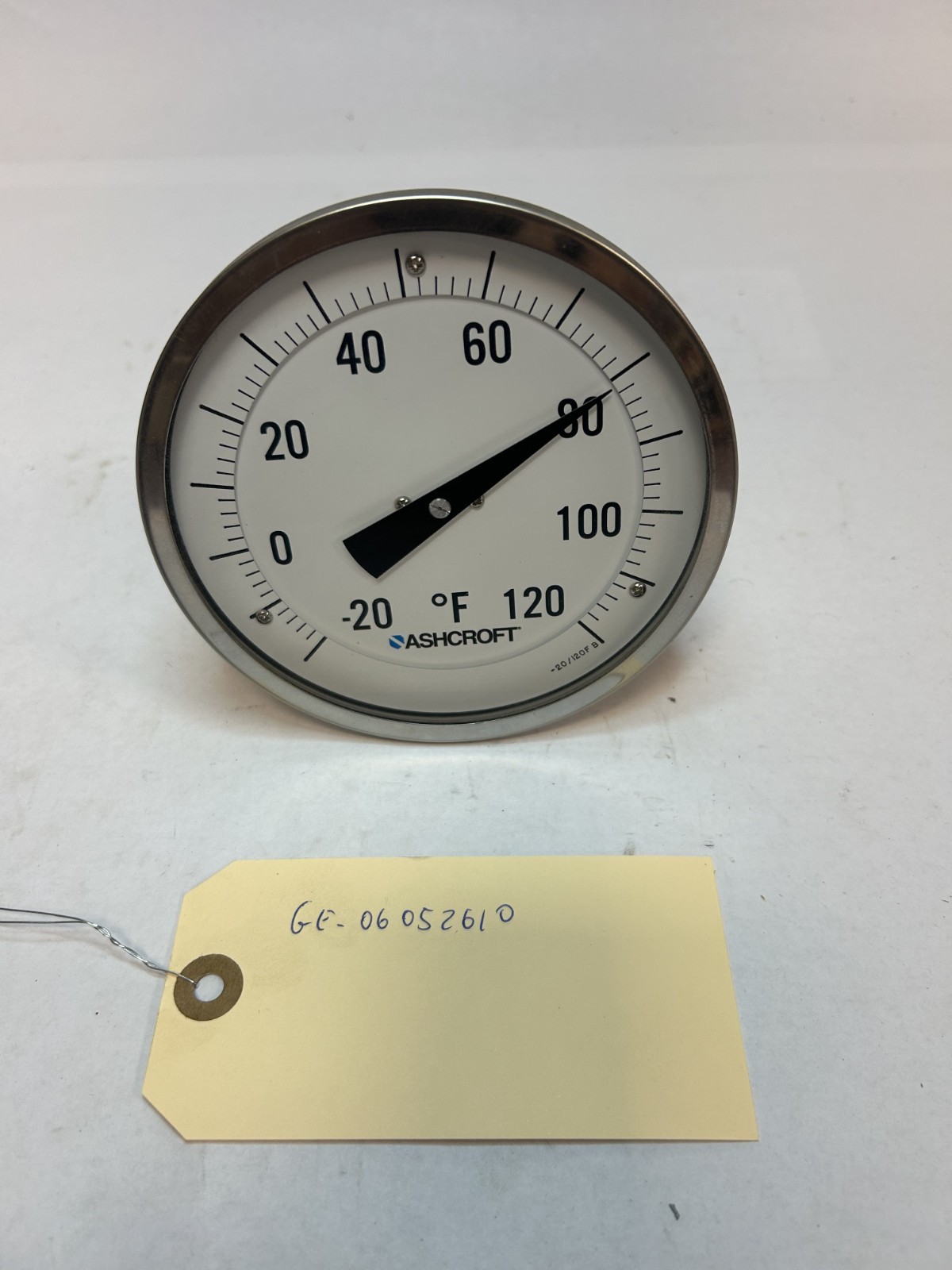 Ashcroft temperature gauge -20/120F