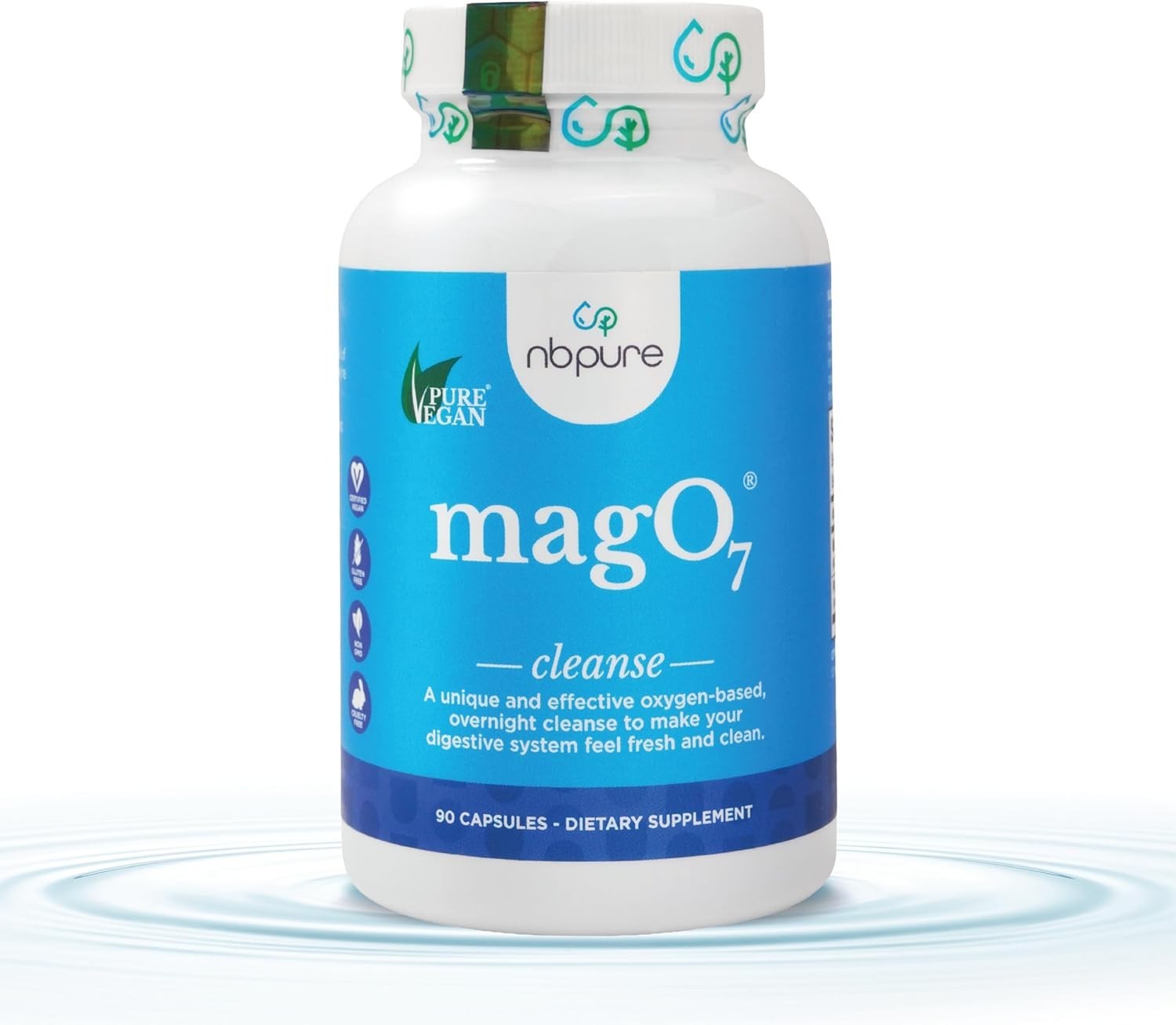 nbpure Mag O7 Digestive System Cleanse and Detox,  90 Capsules