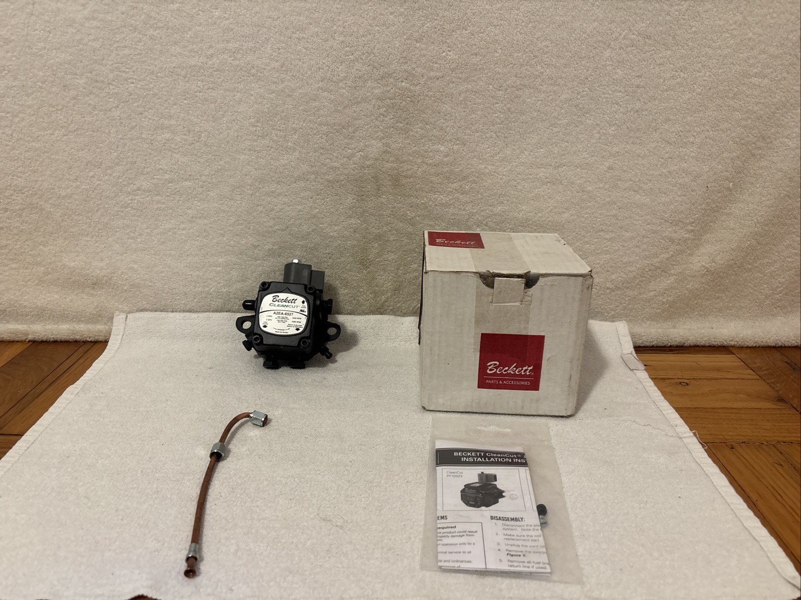 Beckett Cleancut Oil Pump 3450 2184404U A2EA-6527 UNTESTED