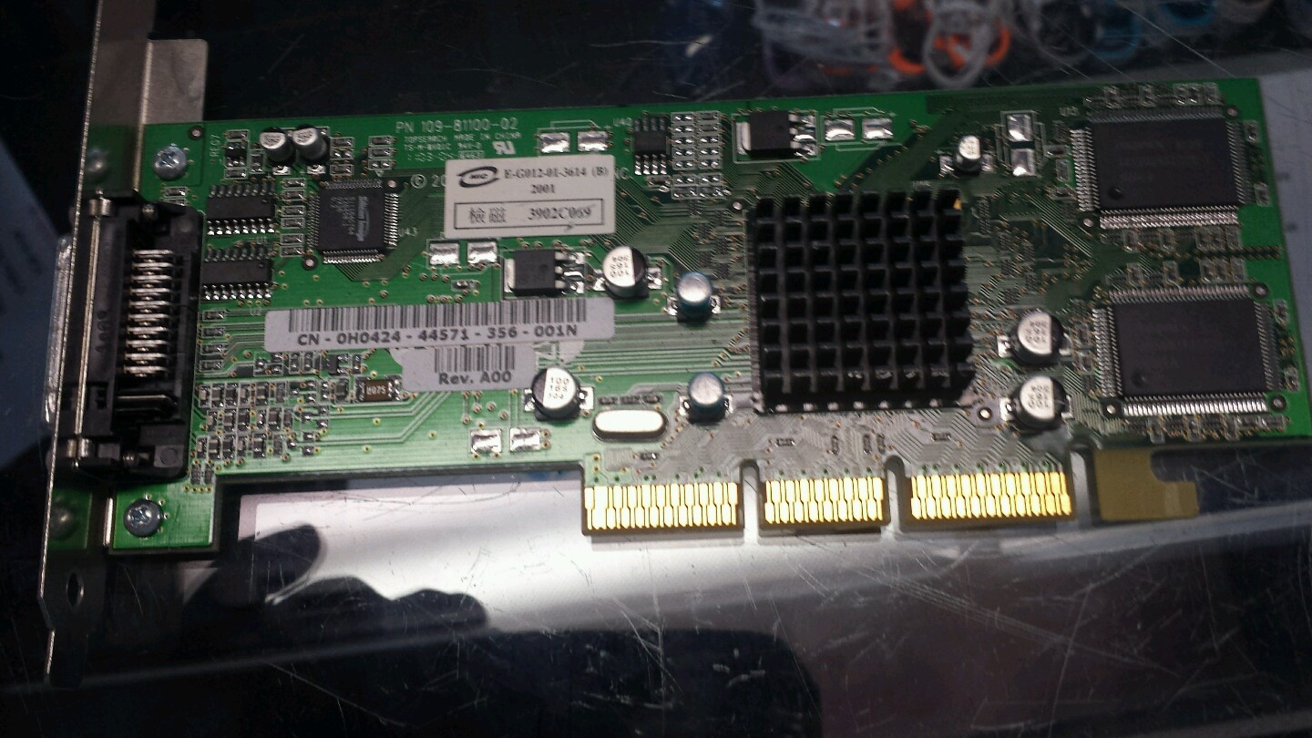 Dell ATI E-G012-01-3614 109-81100-01 & 02 AGP Video Card