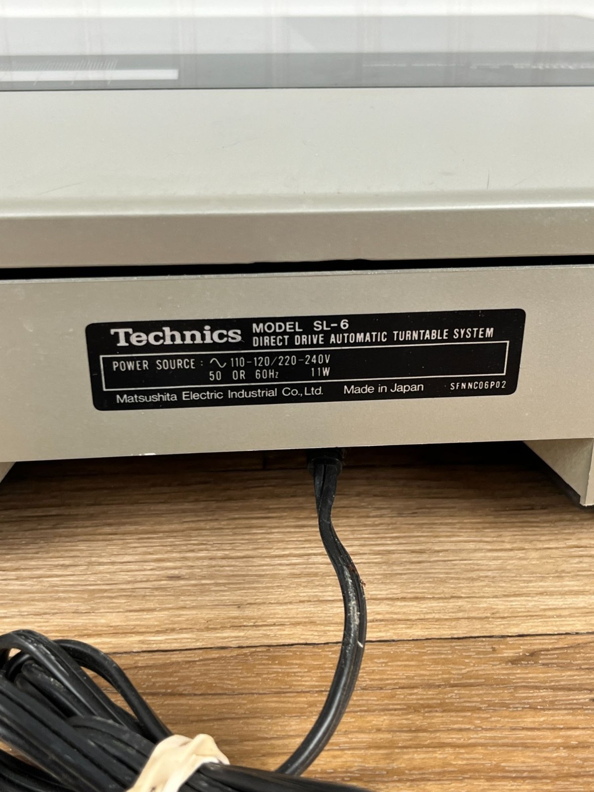 Technics SL-6 Direct Drive Automatic Turntable System Record player READ
