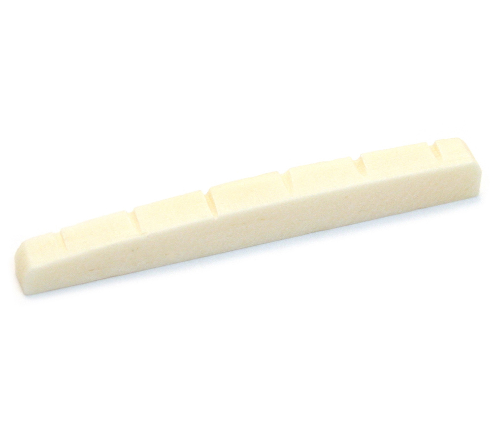 BN-0251-000 Bone Slotted Flat Bottom Nut Fender Guitar  11/16" x 1/4" x 1/8"