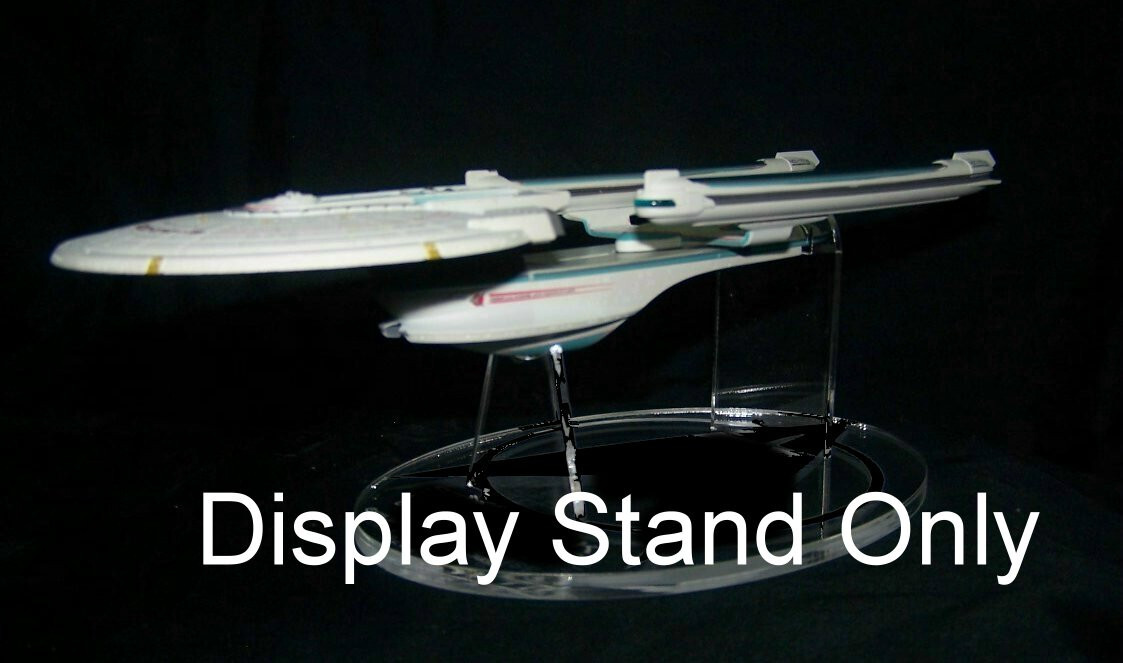 acrylic display stand ONLY for Star Trek Eaglemoss XL USS Enterprise B