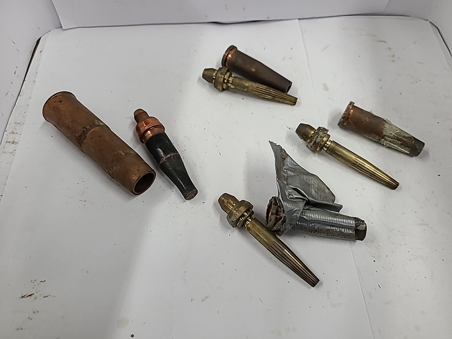 Lot Of 4 Cutting Torch Tip Various Styles