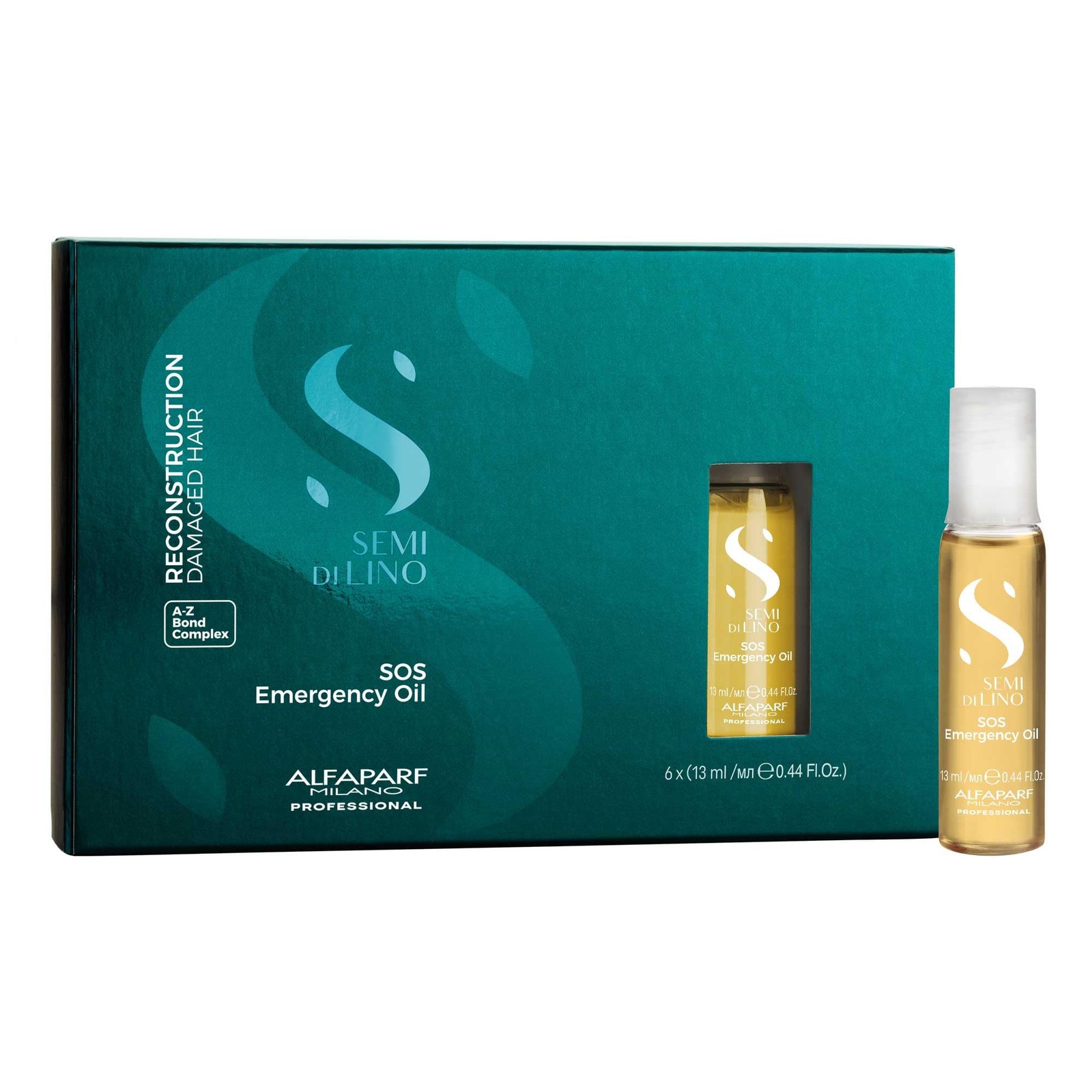 ALFAPARF MILANO Semi di Lino Reconstruction SOS Hair Oil 6 Vials Repair