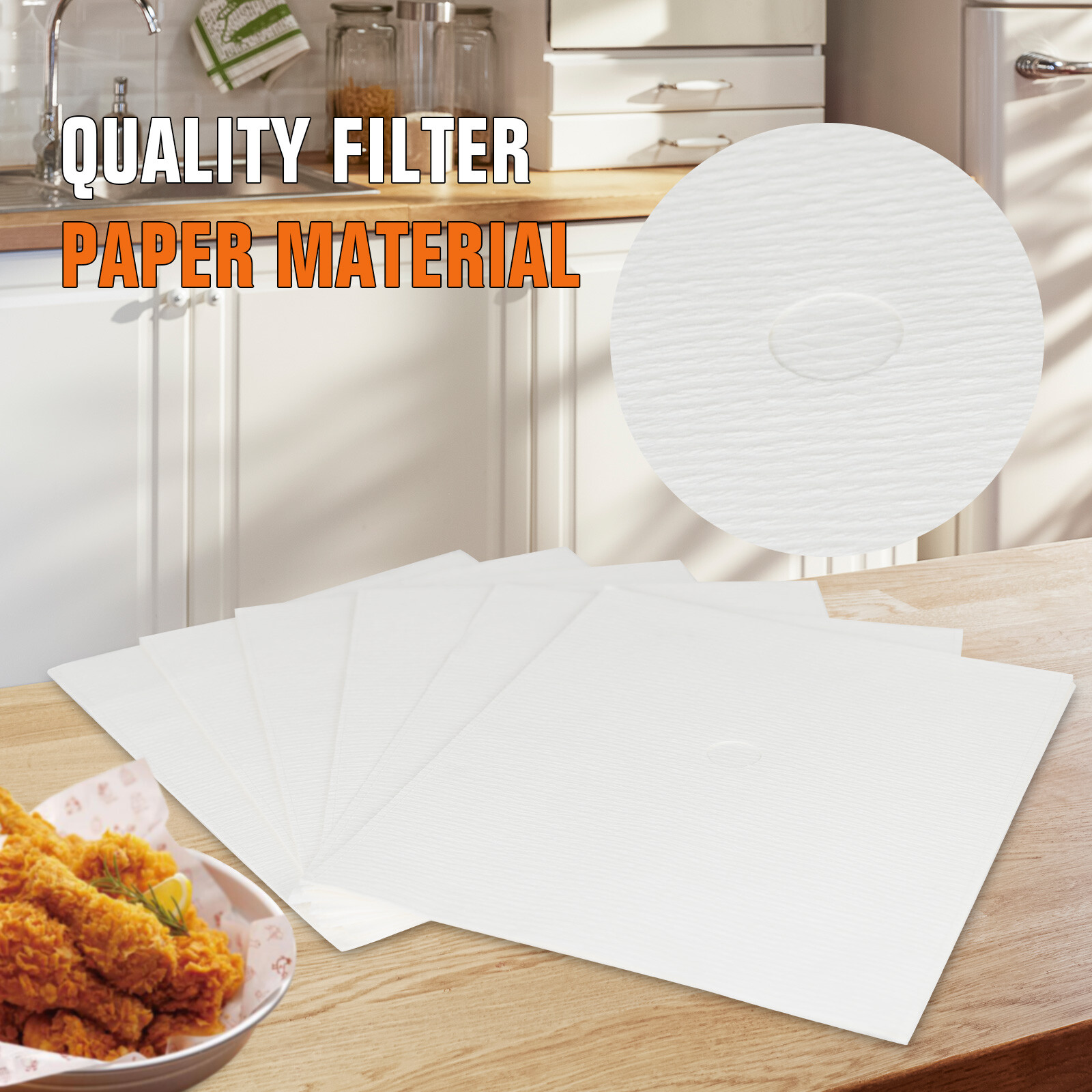 Hakka 10 Pack Fryer Oil Filter Paper Deep Fryer Envelope Sheet 17.3 in x 13.6 in
