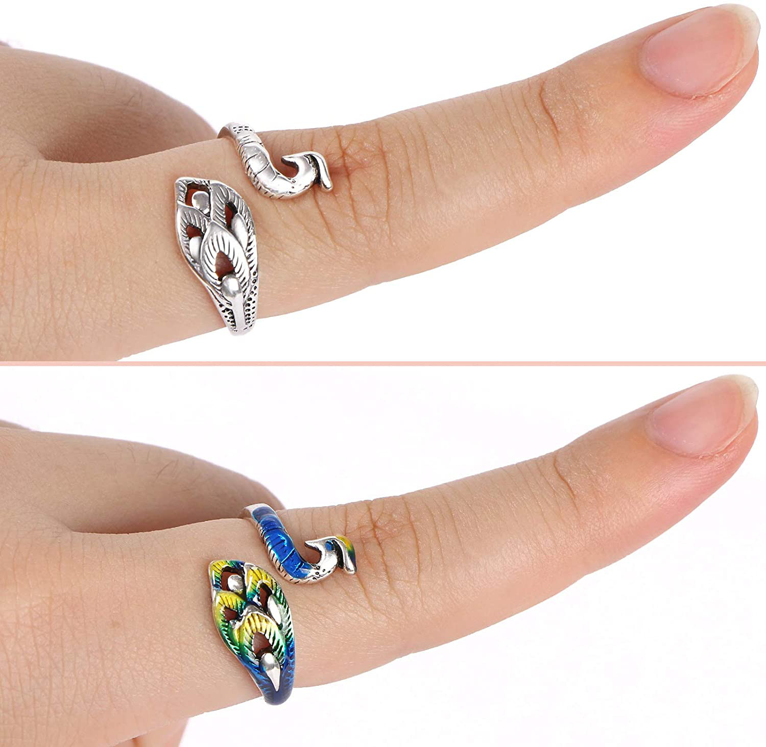 3 Pack Adjustable Knitting Loop Crochet Loop Yarn Guide Finger Holder Ring