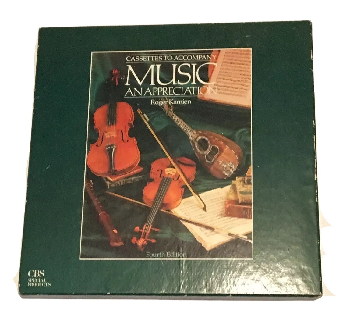 Music An Appreciation 4th Edition Roger Kamien 7 Cassettes to Accompany