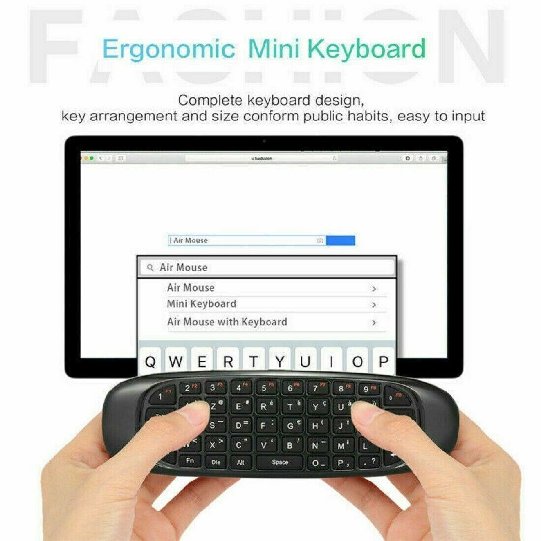 Voice Remote Google Control Air Mouse Bluetooth/USB for PC Android Smart TV Box