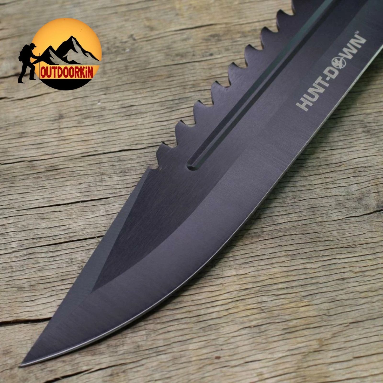 13.5" MILITARY Tactical Combat BOWIE Knife FIXED BLADE Hunting SURVIVAL + Sheath