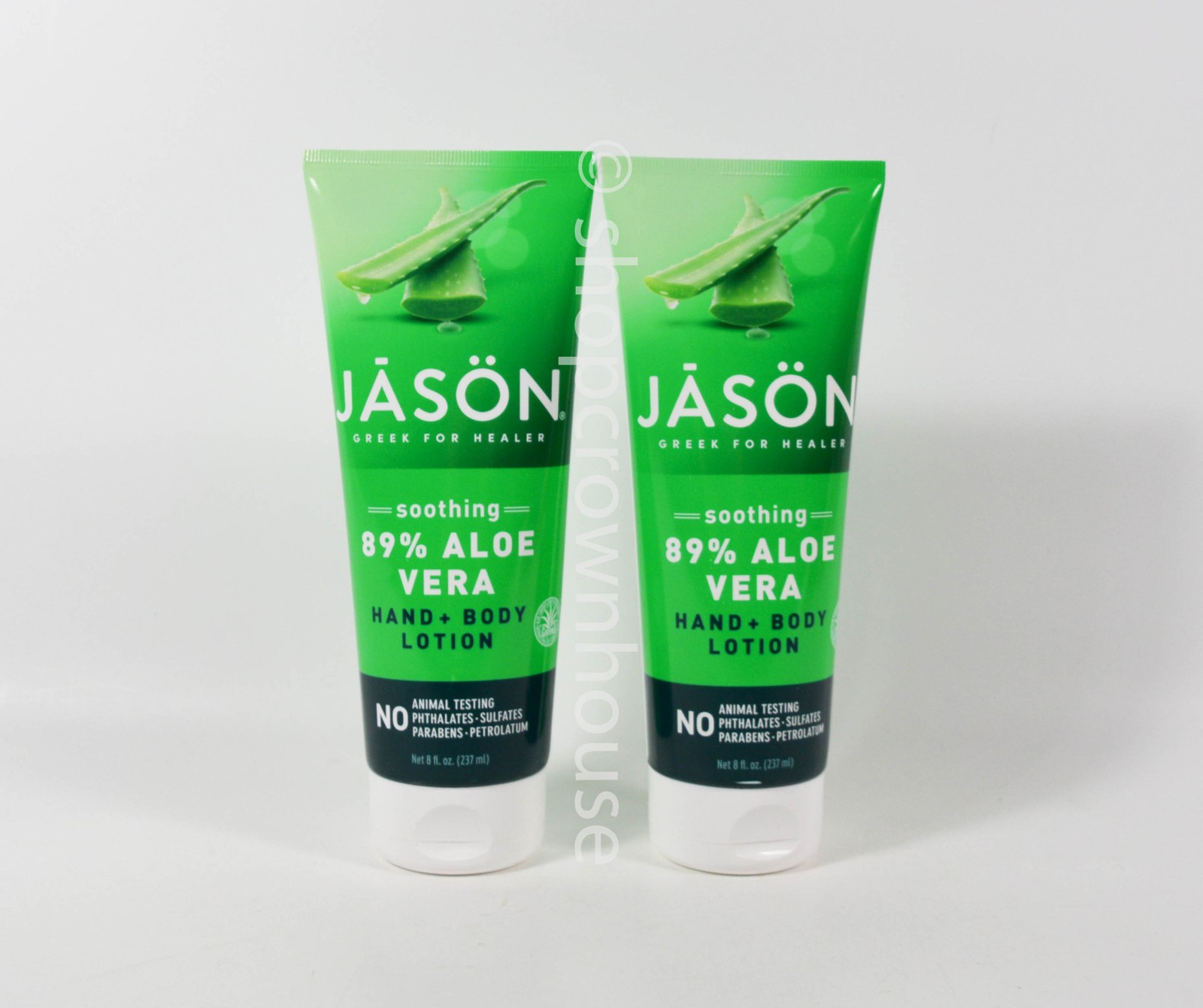 2 Jason Soothing 89% Aloe Vera Avocado Oil Hand + Body Lotion 8 fl. oz.