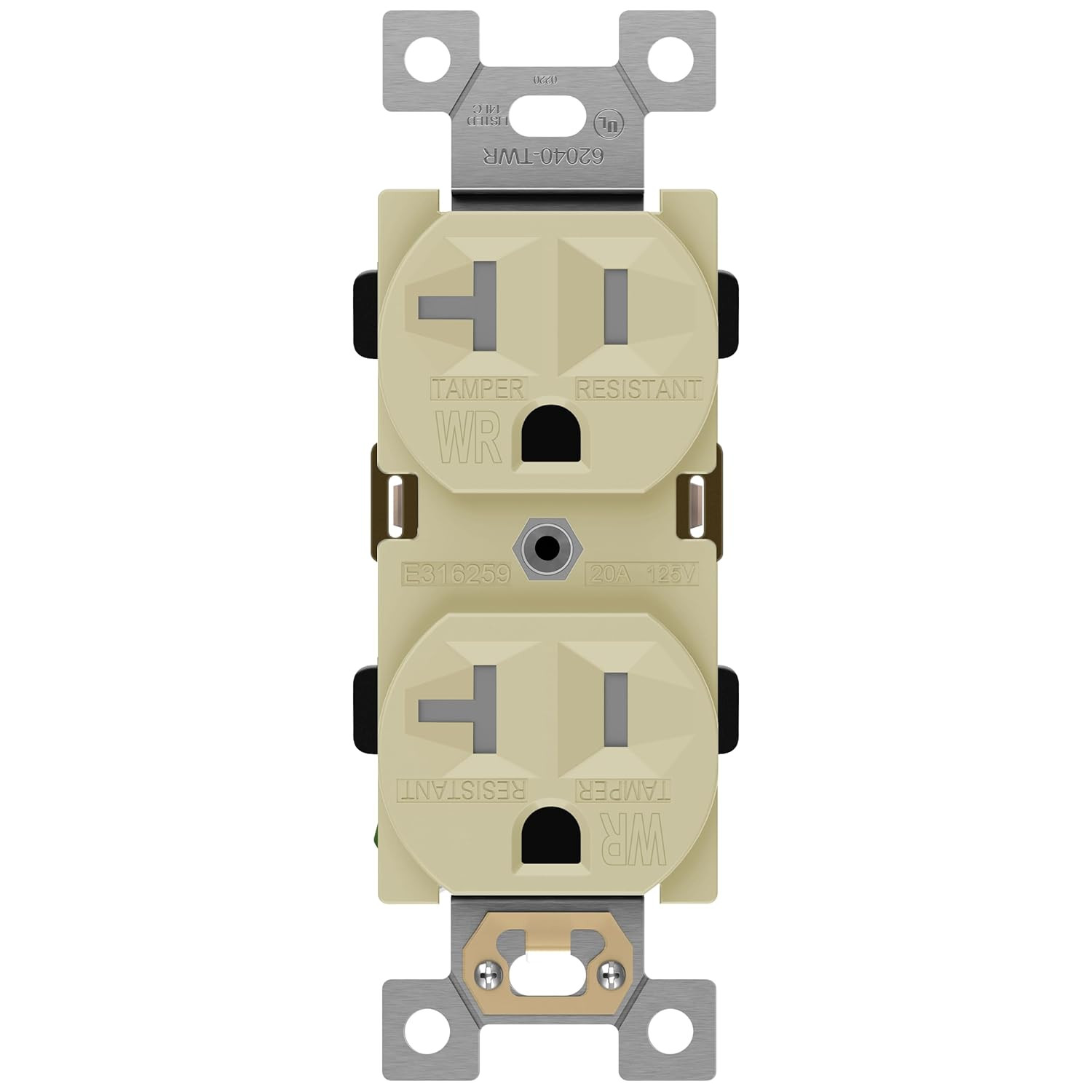 Duplex Receptacle, Tamper-Weather-Resistant, Residential/Commercial Grade Outdo