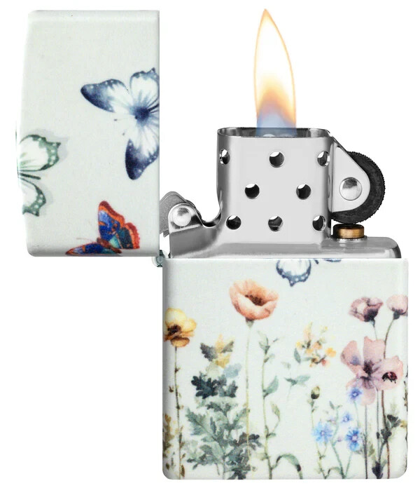 Zippo 46703, Glowing Butterflies Design, 540 Color Glow in the Dark Lighter