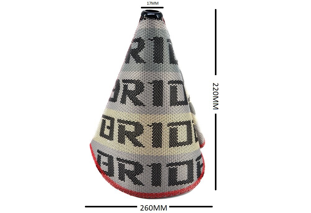 Universal BRIDE Gradation Hyper Fabric Shift Knob Shifter Boot Cover MT/AT