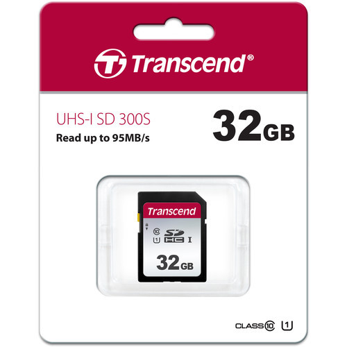 Transcend 32GB SDHC SD UHS-1 Memory Card for Select Olympus Cameras