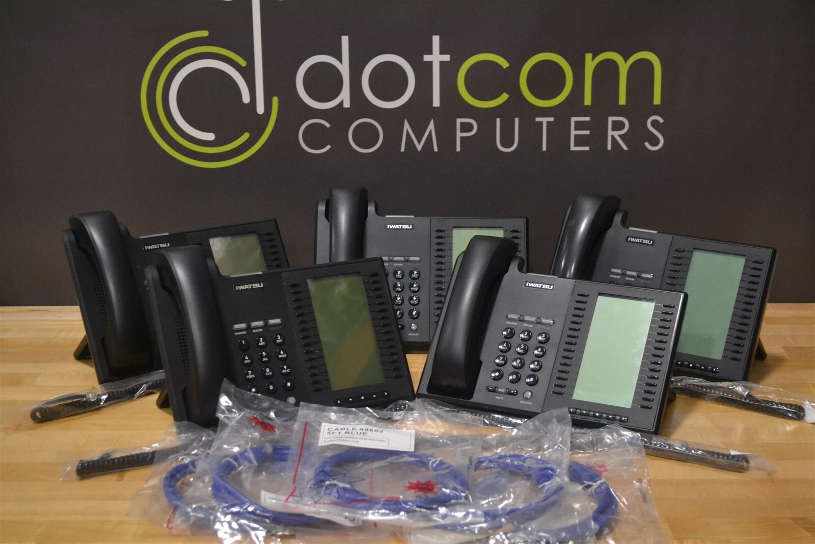 Iwatsu IX-5930 Executive IP phone VoIP For Omega-Phone ADIX Warranty Lot of x5