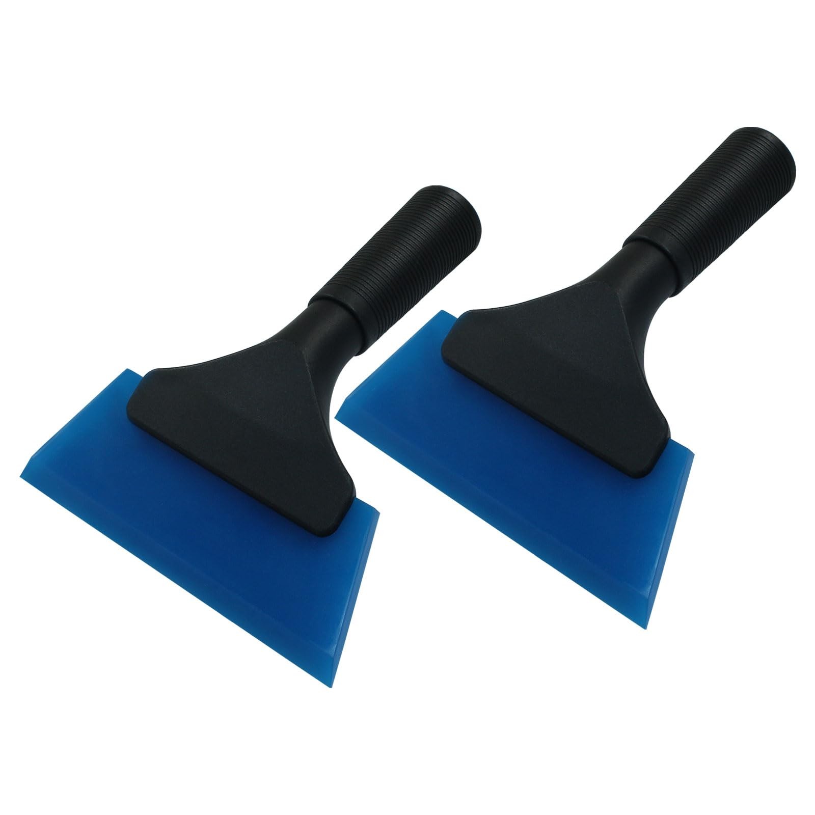 Hordion 2Pcs Small Squeegee 5" Rubber Blade Window Tint Squeegee Blue | Mini Wip