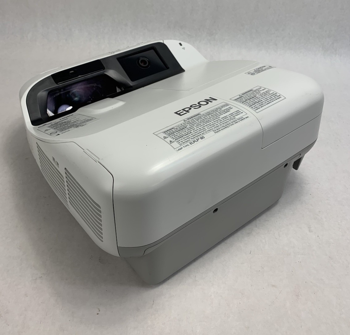 Epson BrightLink 595Wi H599A LCD Projector 2993 Lamp Hours - No Remote Loud Fan