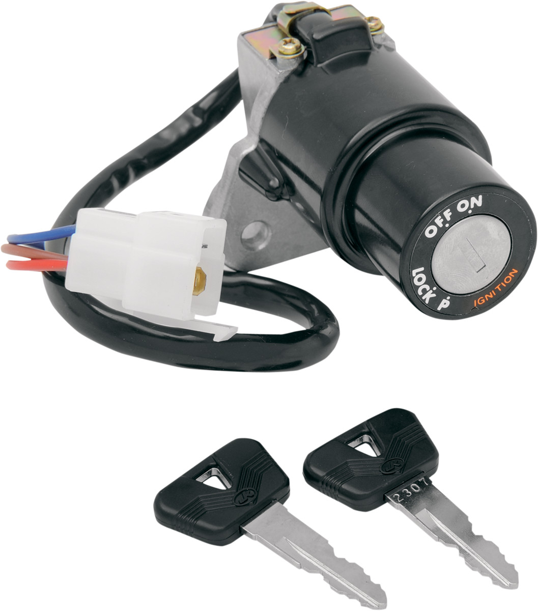 EMGO 40-71340 Yamaha Ignition Switch with Key Replacement Motorcycle