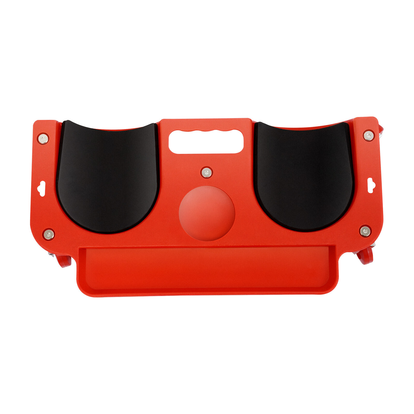 Rolling Knee Pads With Wheels Creeper Used For Tile Work Floor Construction Red