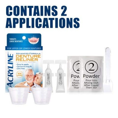 Denture Security Enhanced: Advanced Reliner for Upper & Lower Dentures, Easy Use