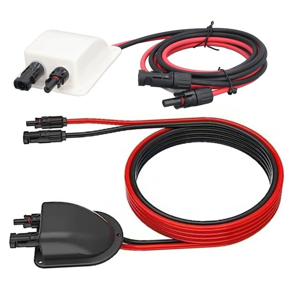 Solar Cable Entry Gland Box Waterproof PV Wire Junction Connector for RV Caravan