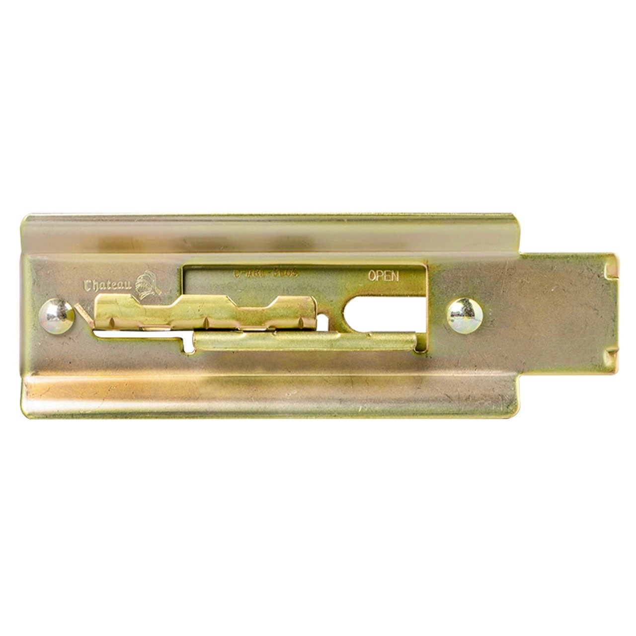 Chateau C-ARL-F-ZC Zinc Flush Door Gate Latch Mini Warehouse Roll Up Doors