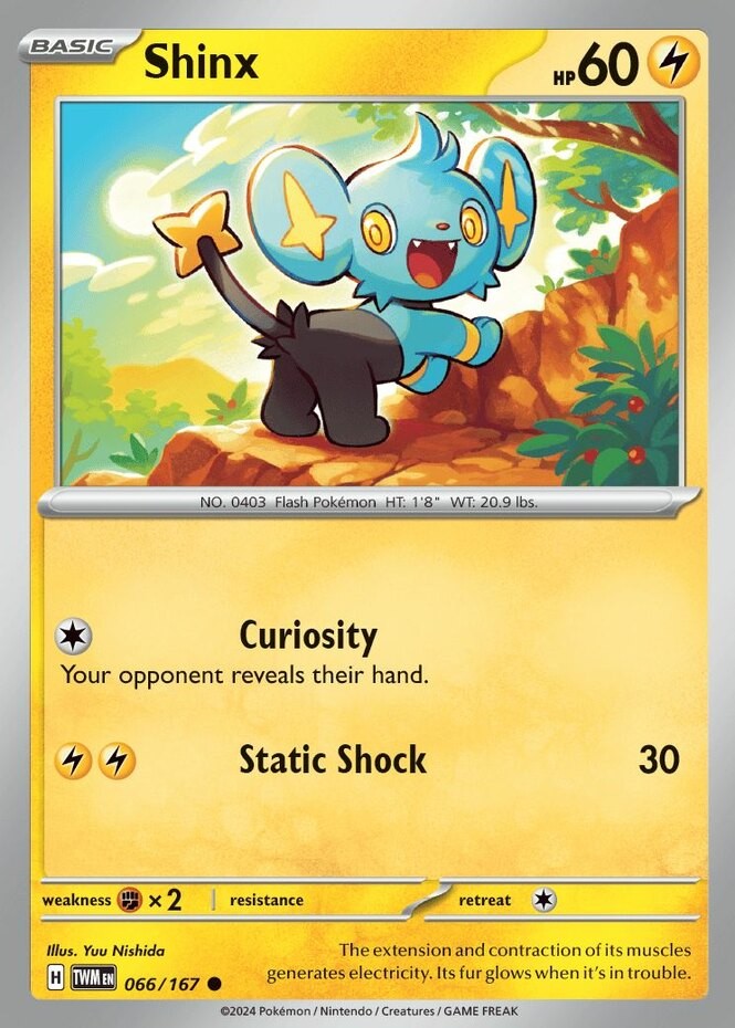 Shinx - 066/167 - Common - Near Mint