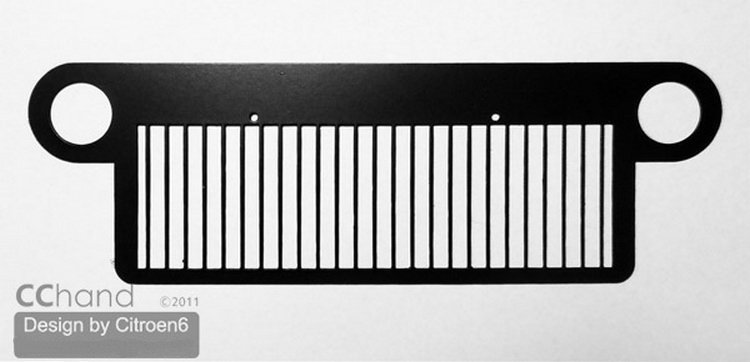 CC HAND Metal Radiator Grille For 1/14 TAMIYA Tractor Truck Volvo FH12 Car