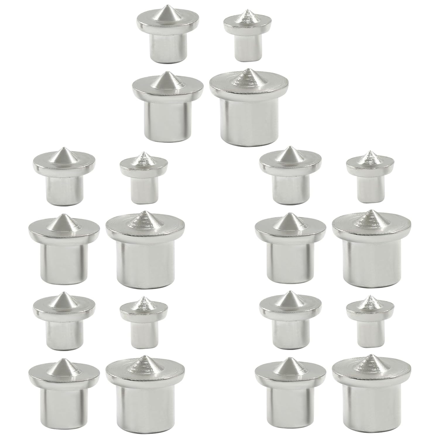 20 Pcs Dowel and Tenon Center Transfer Plug Set Woodworking Drill Alignment Tool