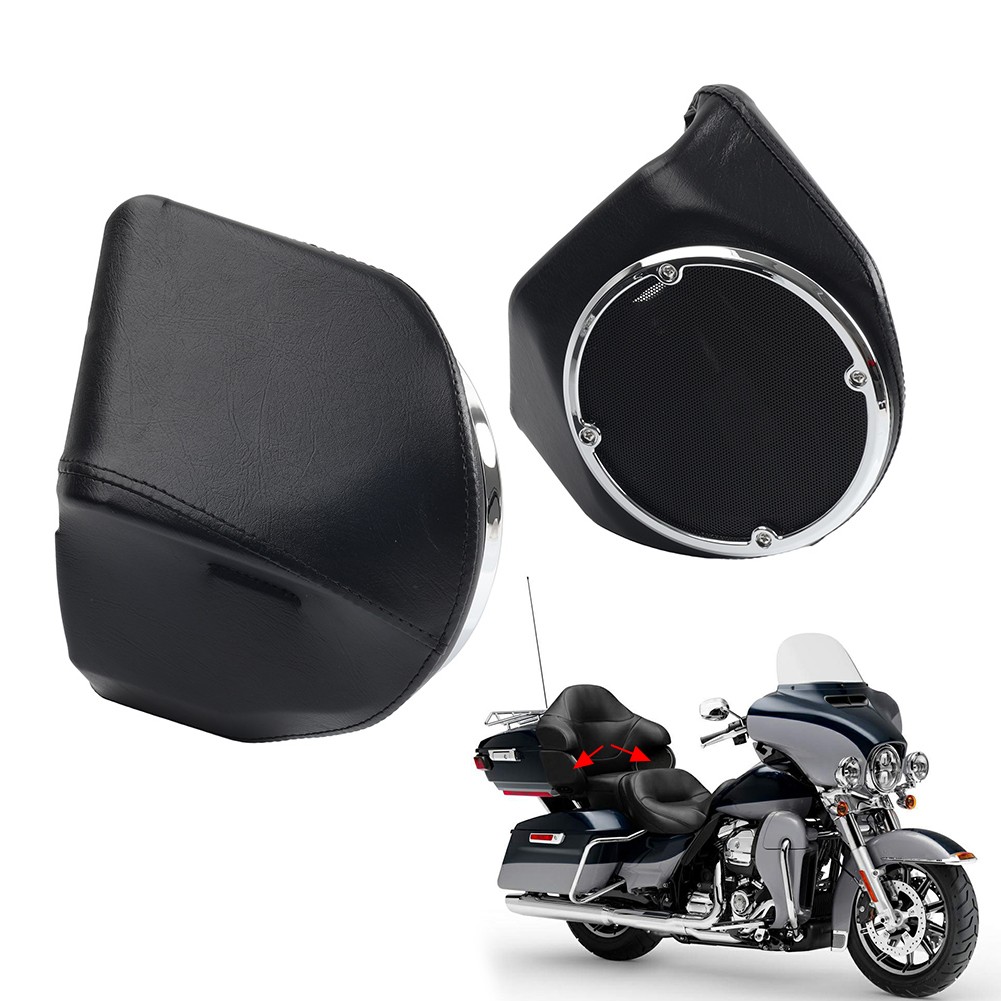 Rear Trunk 6.5'' Speaker Pods For Harley Road King Street Glide FLHX FLHXS 14-23