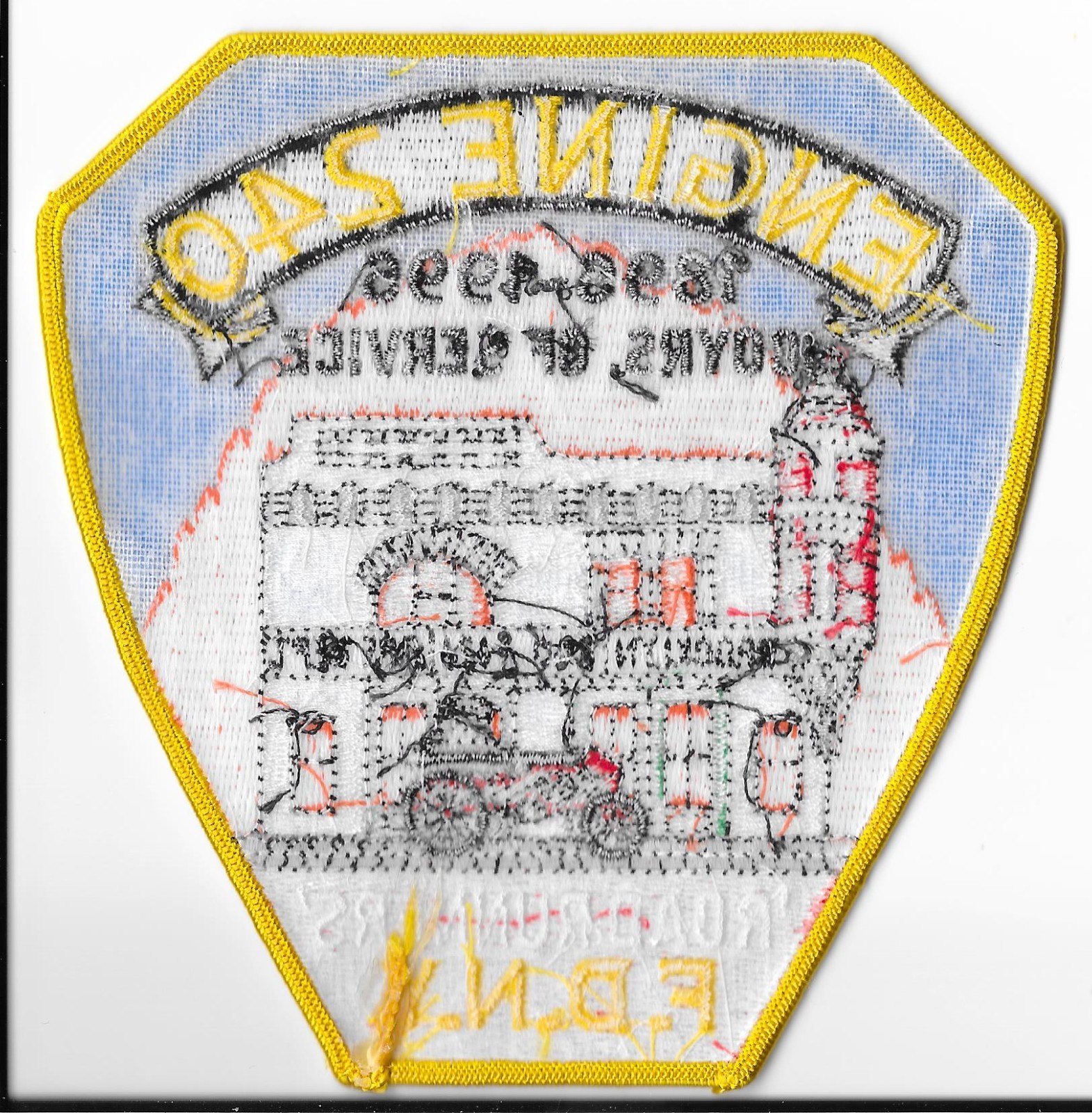 New York Fire Department (FDNY) Engine 240 Centennial 1896-1996 Patch V1