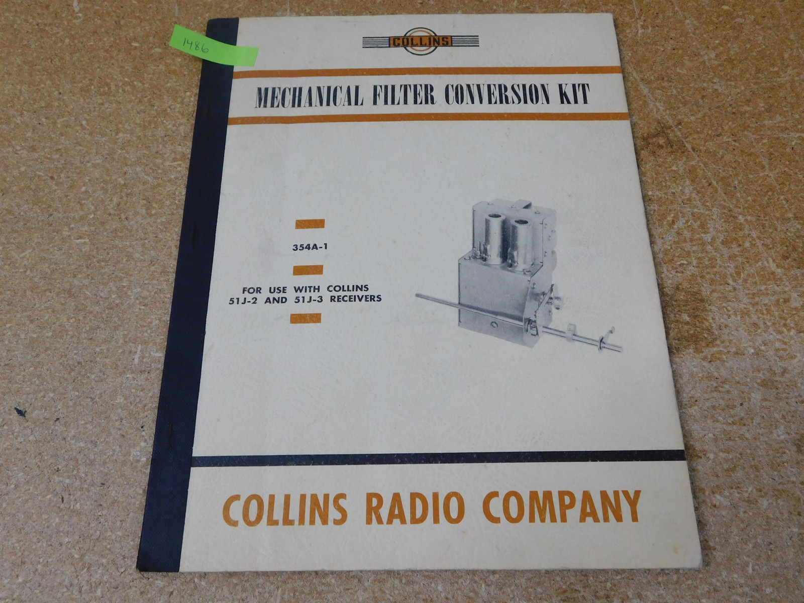 Collins 354A-1 Filter Conversion Manual for 51J-2  51J-3 Receivers (original)