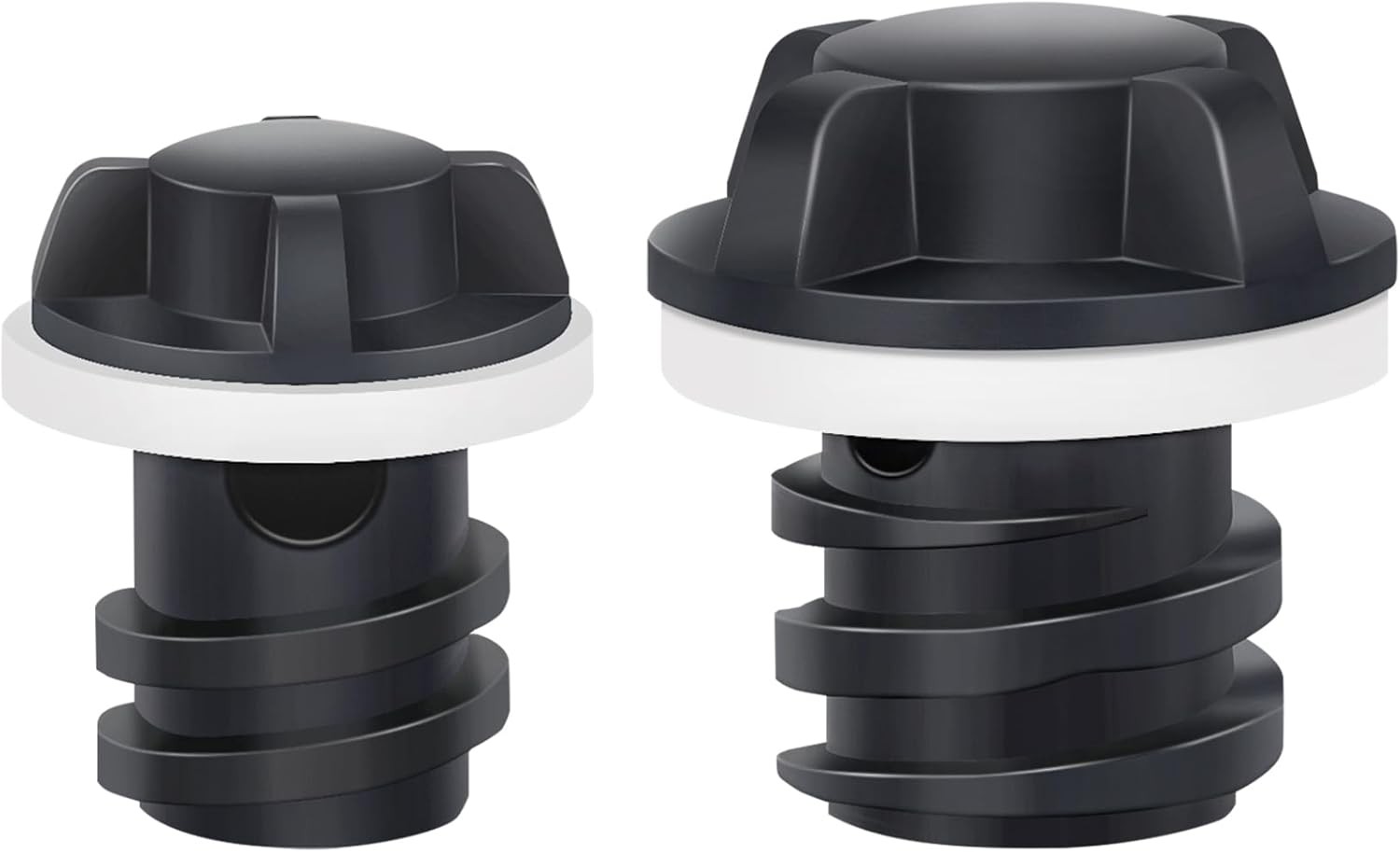 Cooler Drain Plug for RTIC Coolers, 2 Pack Large & Small Replacement Plugs Compa