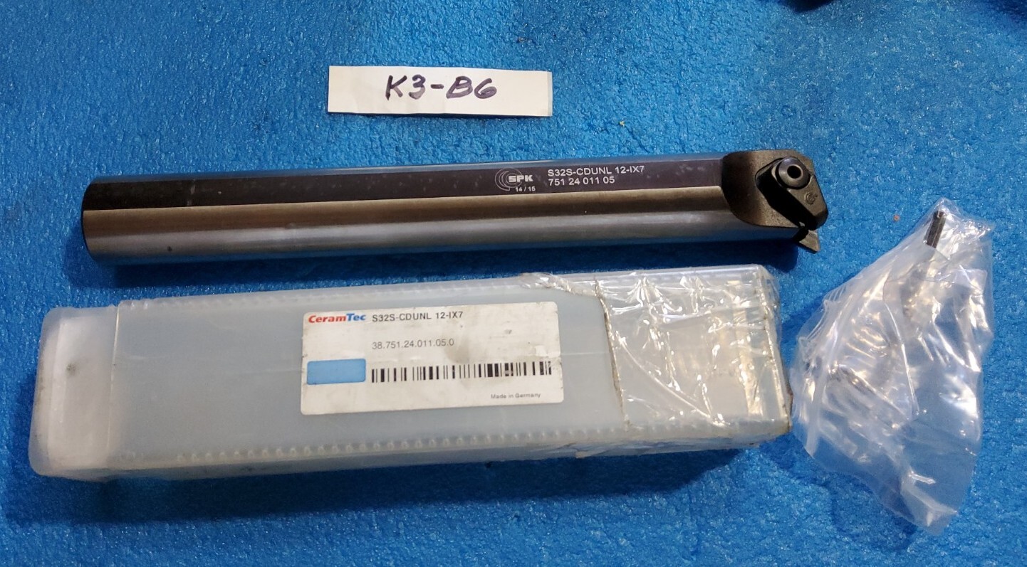 CERAMTEC S32S-CDUNL 12-IX7  BORING BAR,  1.259" SHANK, L.H.
