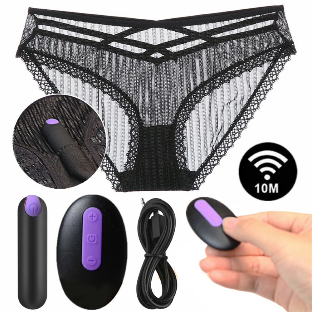 Wireless Bullet Egg Vibrator with Panites Remote G-Spot Dildo Sex Toys For Women