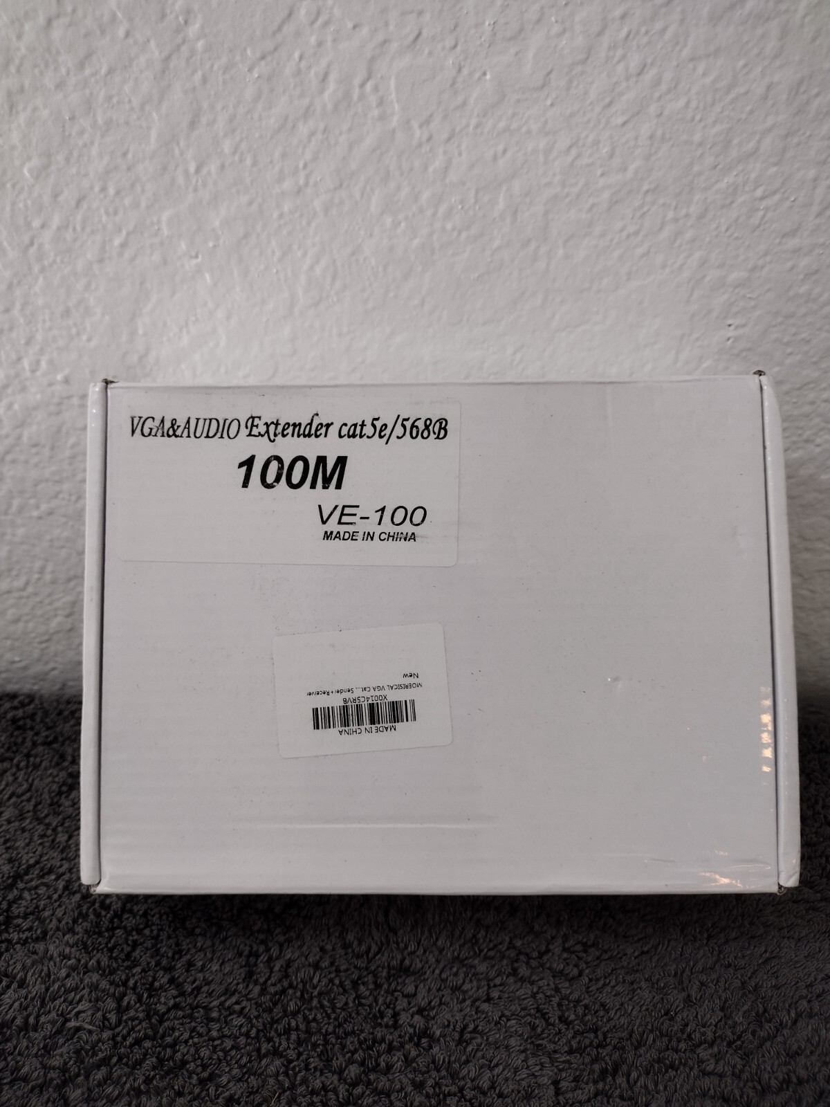 VGA & Audio Extender Cat5E/568B Receiver & Sender New
