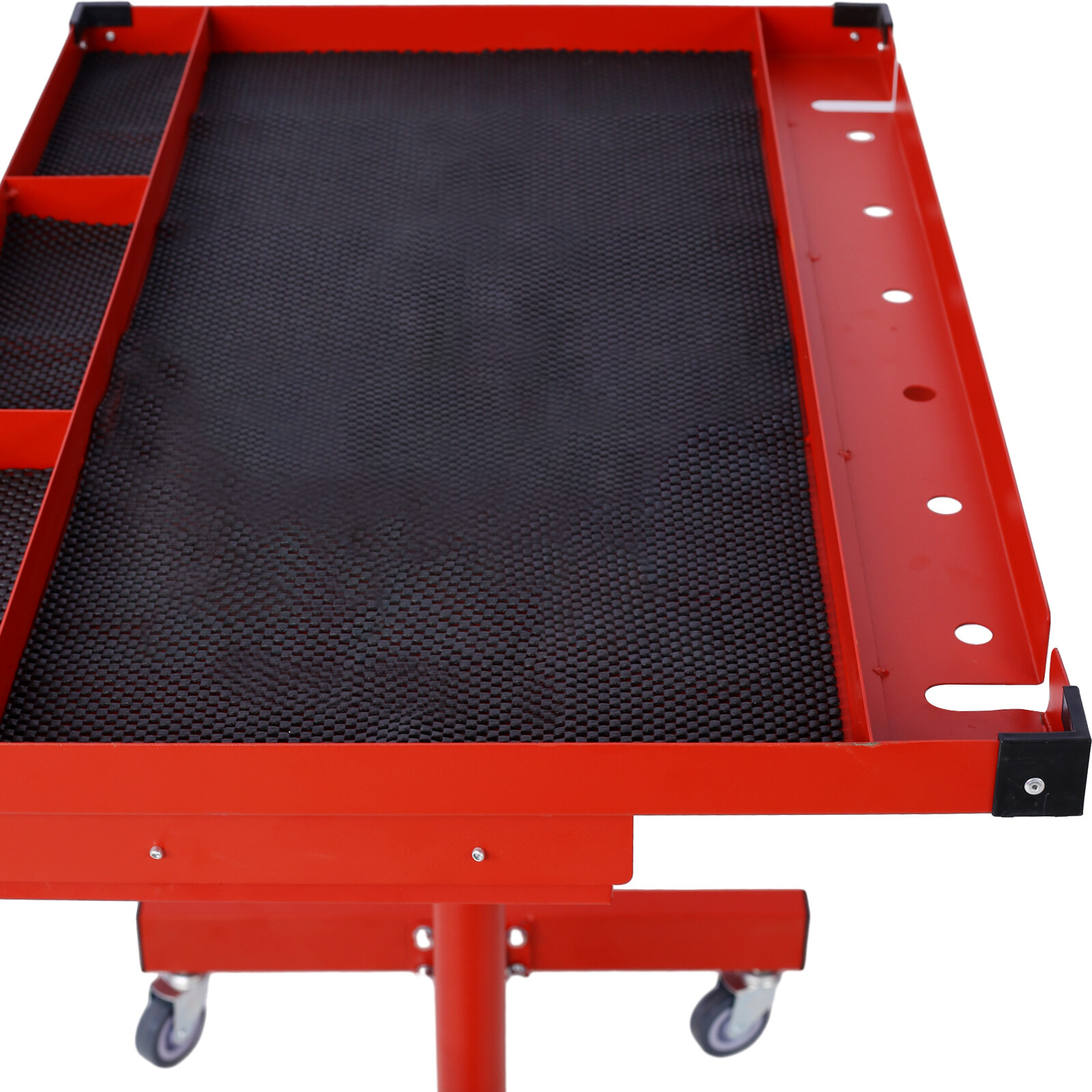 Adjustable Tear Down Work Table w/ Drawer 220LBS Load w/Casters Tool Storage