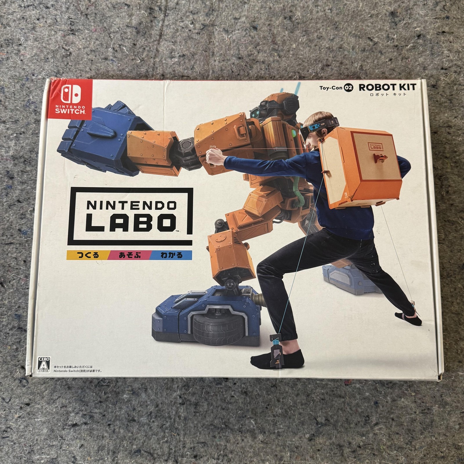 Nintendo Labo Toy-Con 02 Robot Kit Nintendo Switch Game CERO A Japan COMPLETE