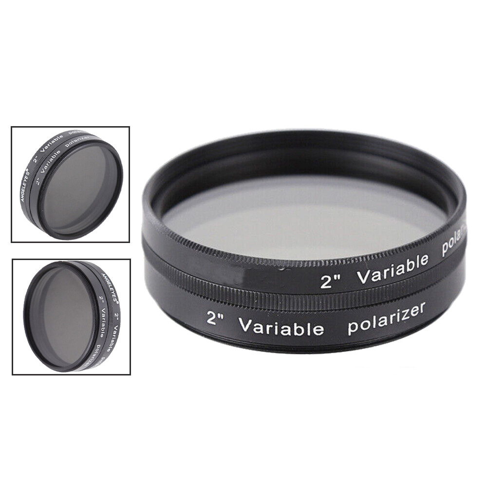 1PC 2 Inch Variable Polarizing Filter Lens for Astronomical Telescope Eyepiece