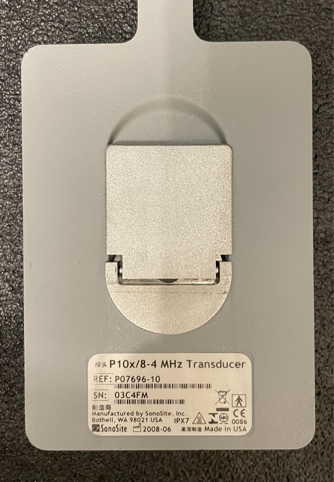Sonosite P10x Cardiac Phased Array Probe USED
