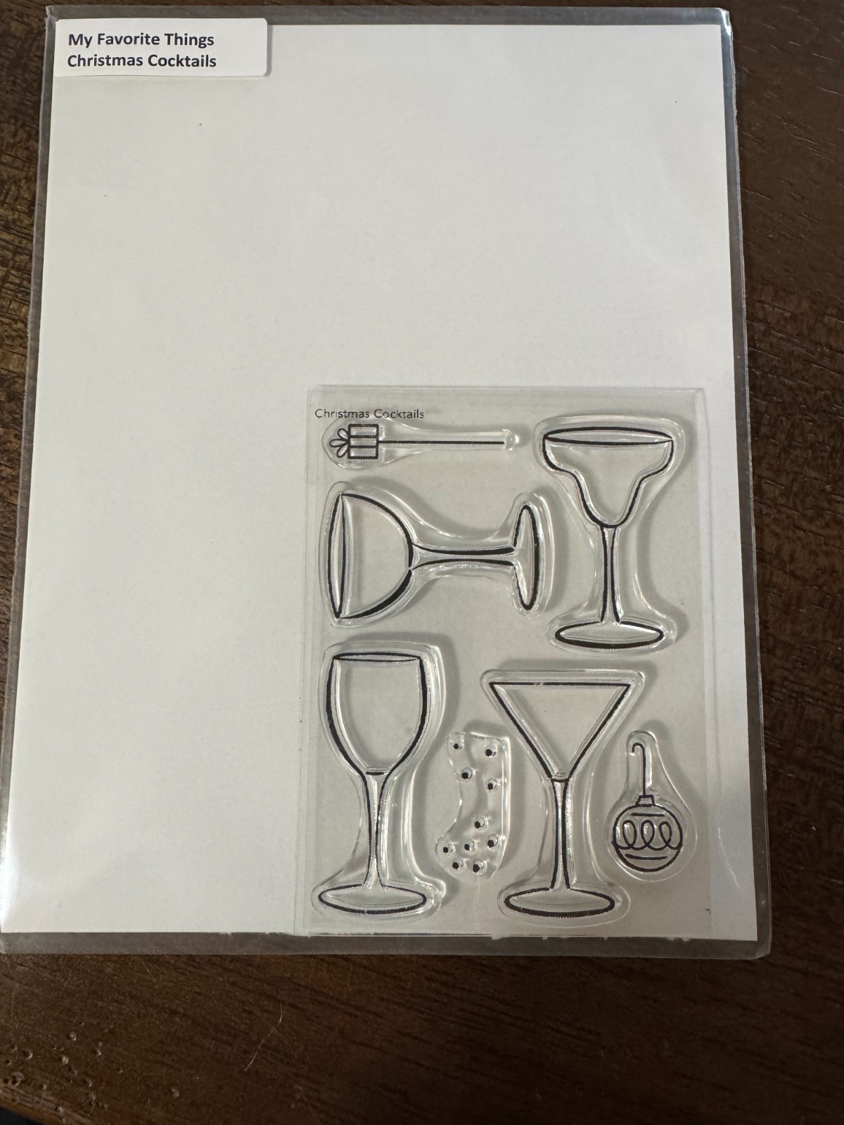 My Favorite Things Stamp set, Christmas Cocktails