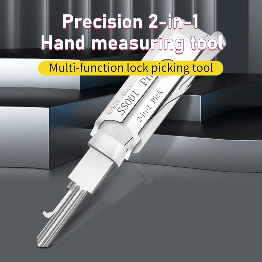 2-in-1 SS001 Key Repair Tools Precision Hand Maintenance Tools Stainless Steel