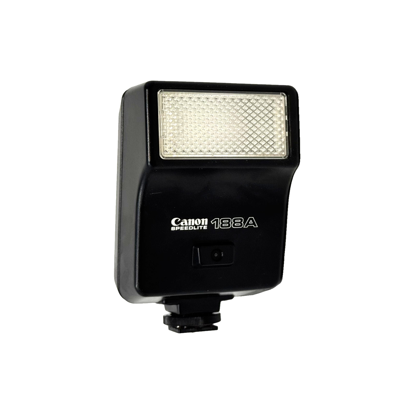 Canon Speedlite 188A Shoe Mount Flash with Leather Case Made in Japan