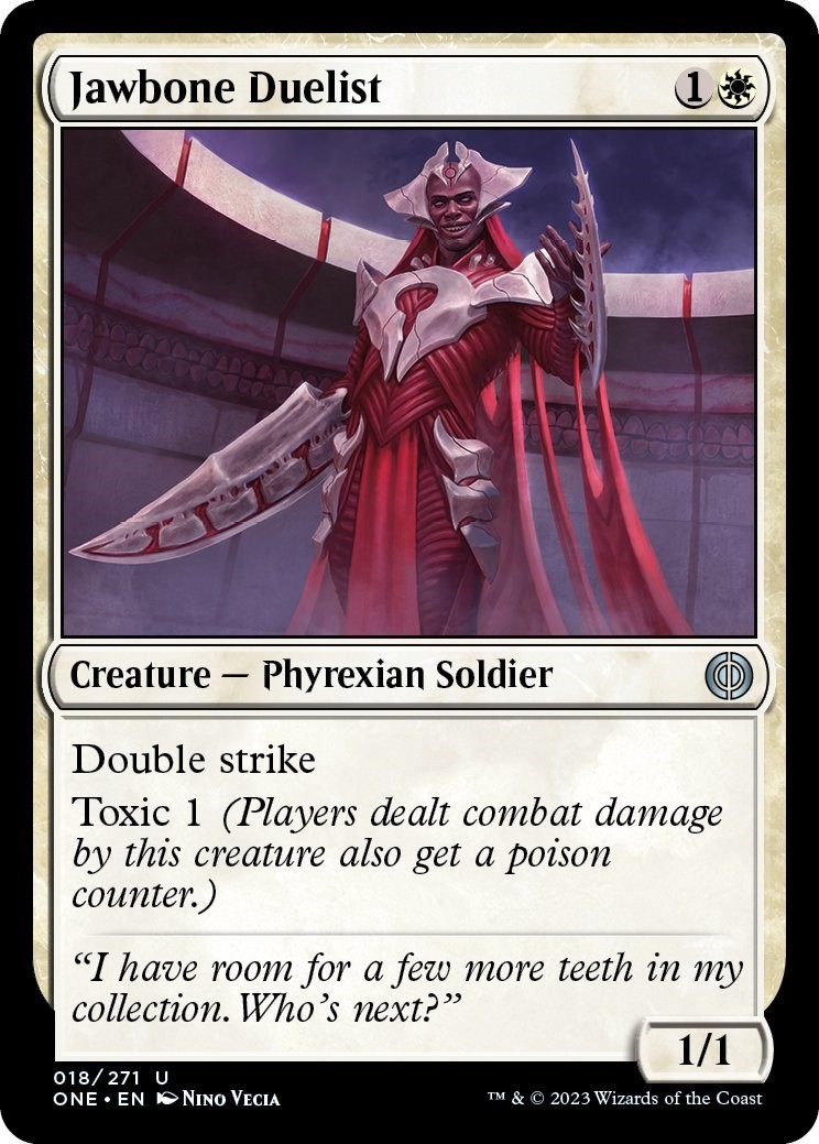 NM - Jawbone Duelist [ONE - 18] Phyrexia: All Will Be One