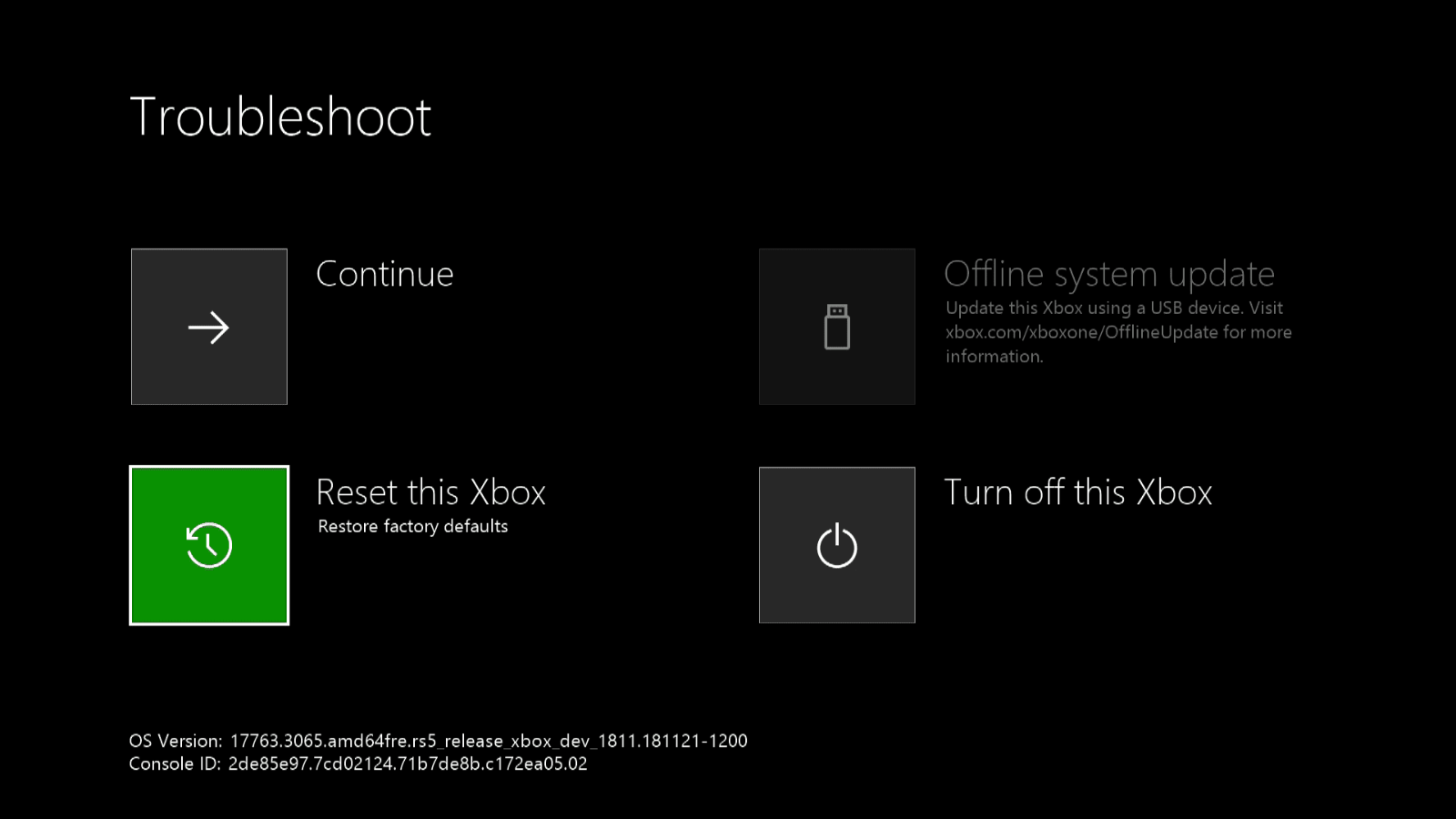 XBOX ONE X UPDATE USB FLASH DRIVE LATEST OFFICIAL MICROSOFT FIRMWARE