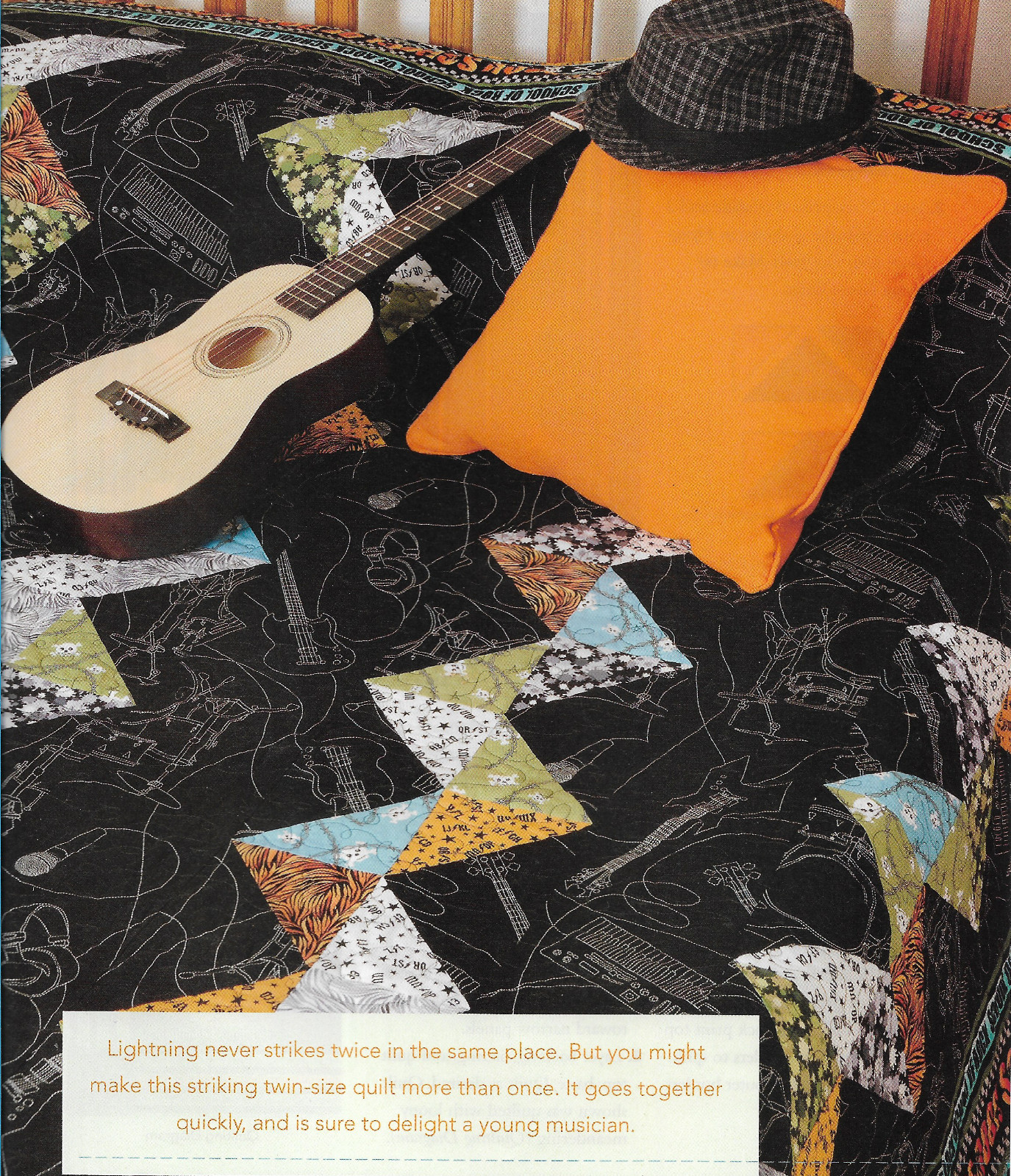 Lightning Strikes Quilt quilting pattern instructions