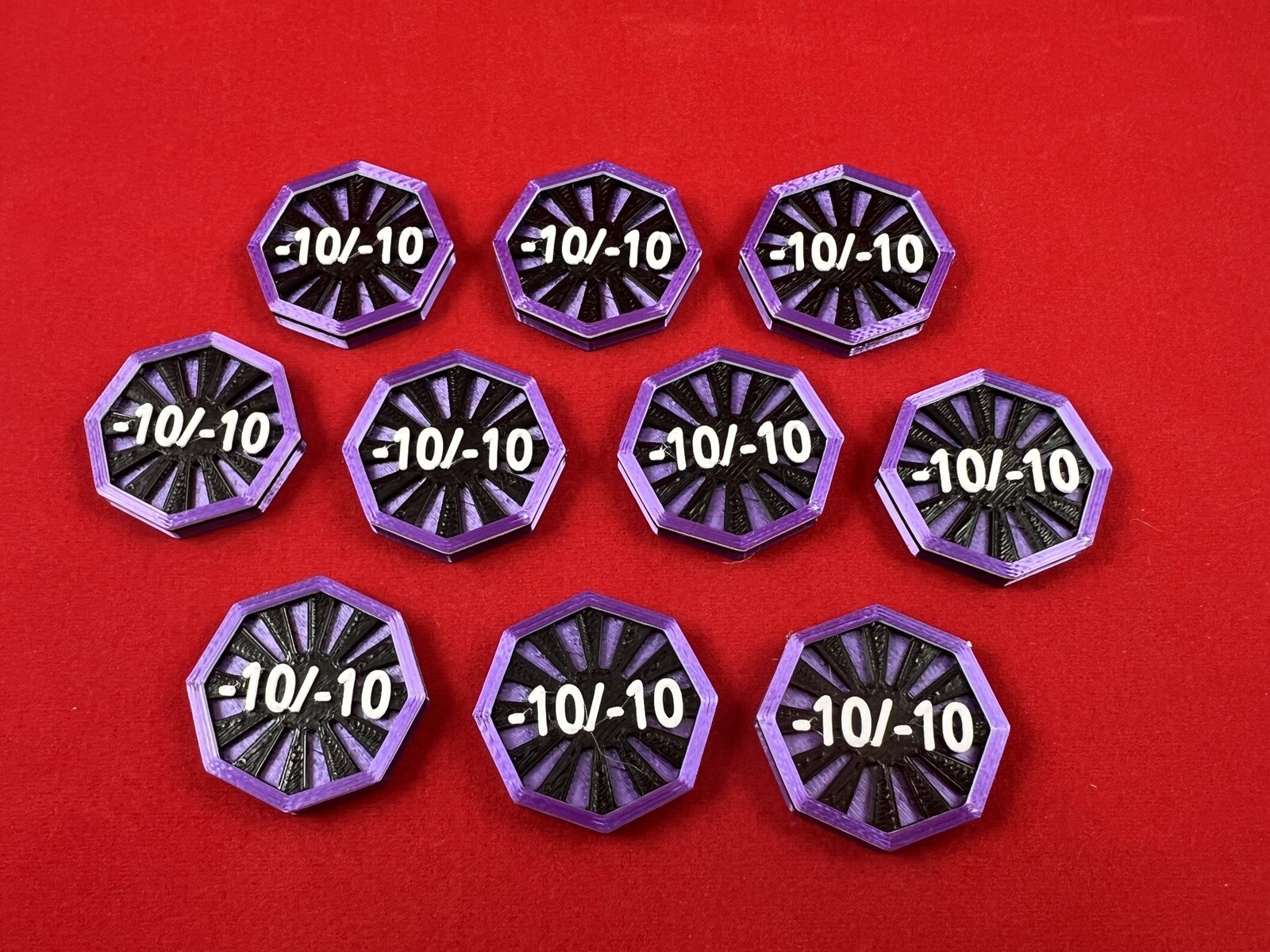 -10/-10 Counters (10) - Compatible with Universal Counters Set for Magic