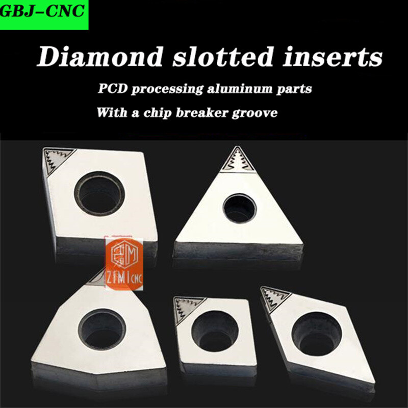 Chip breaker PCD polycrystalline diamond CCGT060204 09T304 120402 CCGT2 1.5 1