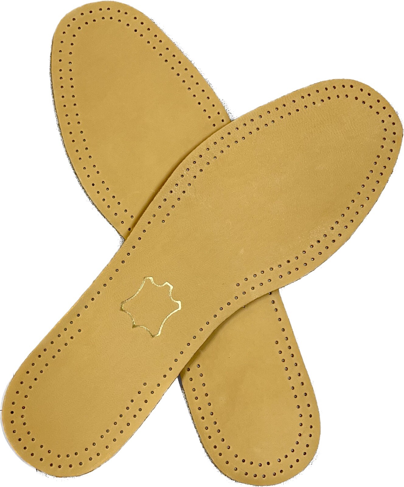 Genuine Leather Full Insoles Flat Shoe Inserts Comfort  Four Seasons Men Women